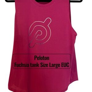 Women’s Fuchsia  Peloton Tank Size Large EUC
